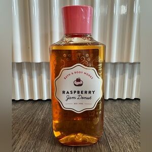 NEW Bath & Body Works Raspberry Jam Donut Shower Gel